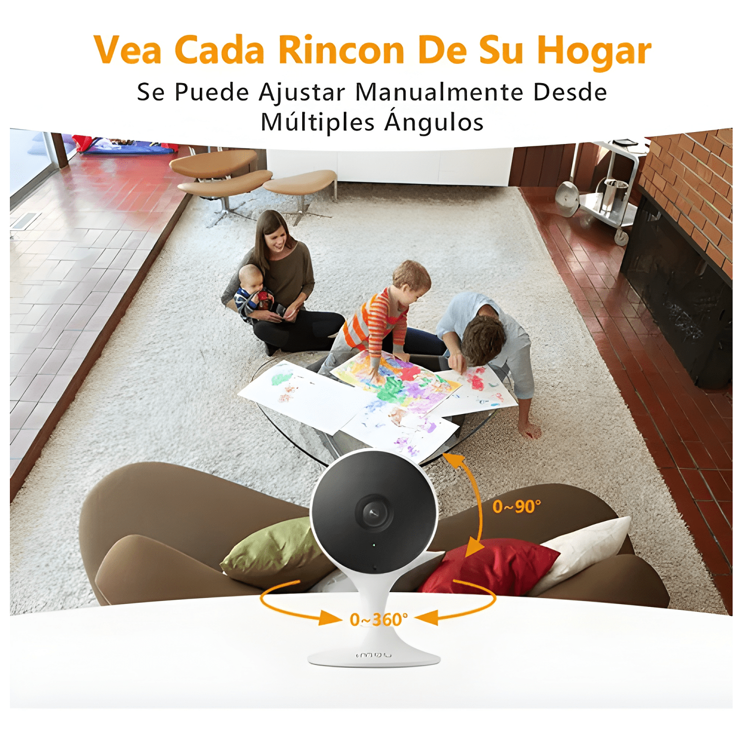 Imou Seguridad Cámara Cue 2-3mp-1 Wifi Vigilancia Interior-3