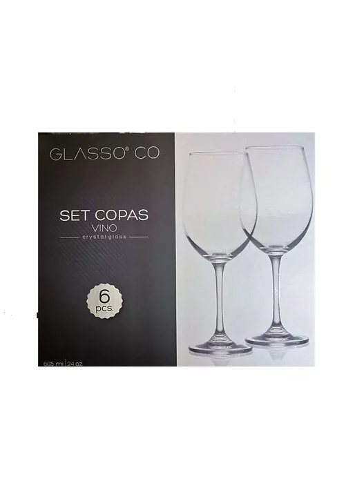 Set Copa De Vino Cristal Transparente-2
