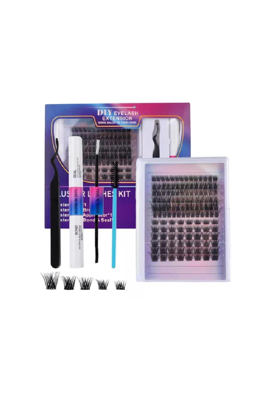 132 Racimos de Pestañas Extensiones Reutilizables Postizas-1