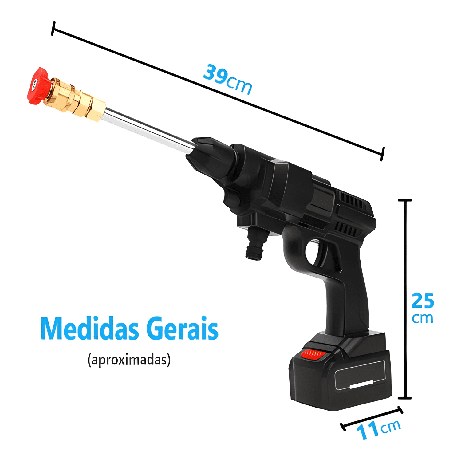 Hidrolavadora Inalámbrica Recarregável 36 Bar 220V-2
