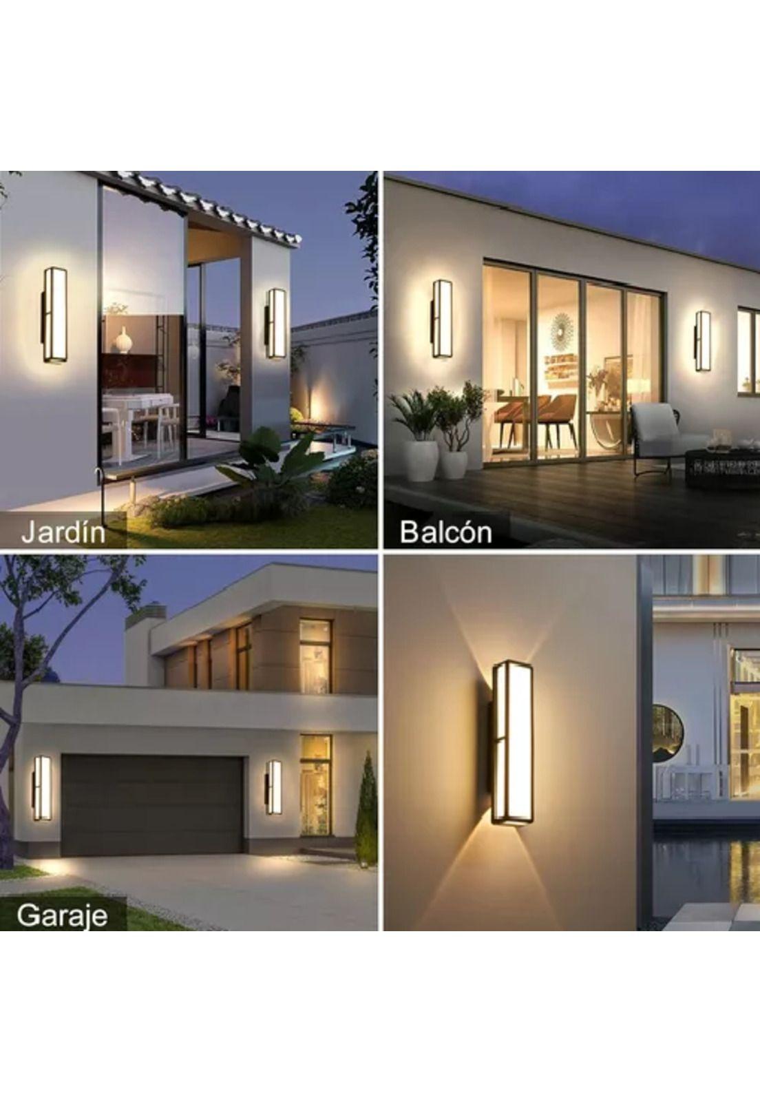 Lámpara pared led exterior vertical impermeable moderna-5