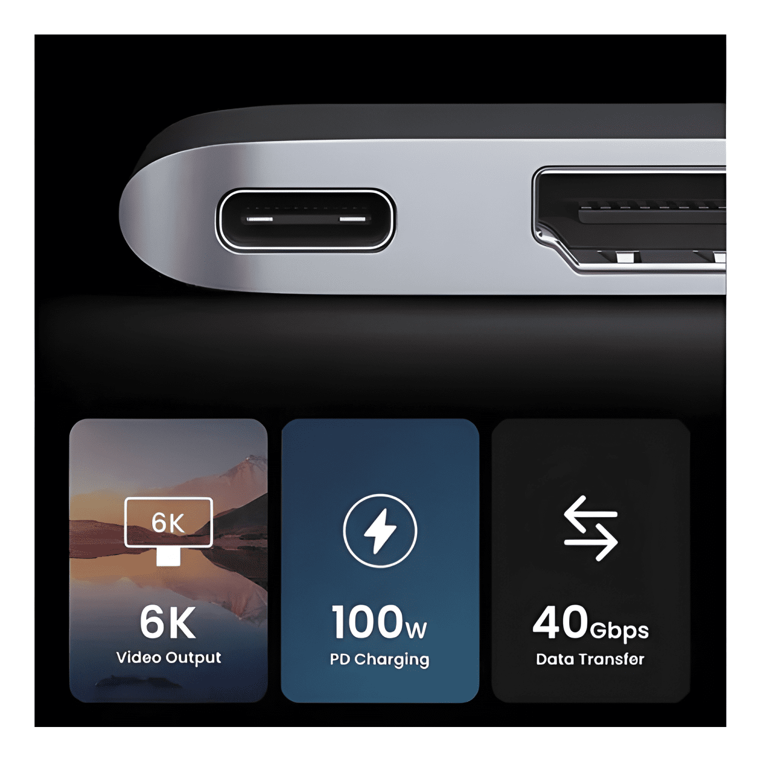 Ugreen 80856 adaptador hub USB-C MacBook Pro y Air M1-2
