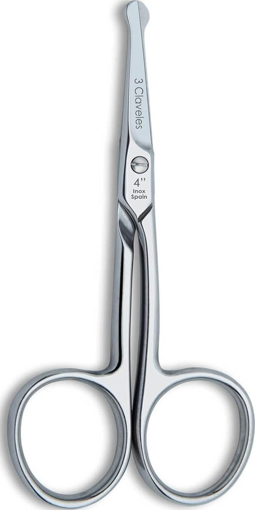 Tijera recta nariz 4'' 3 Claveles 2047-1