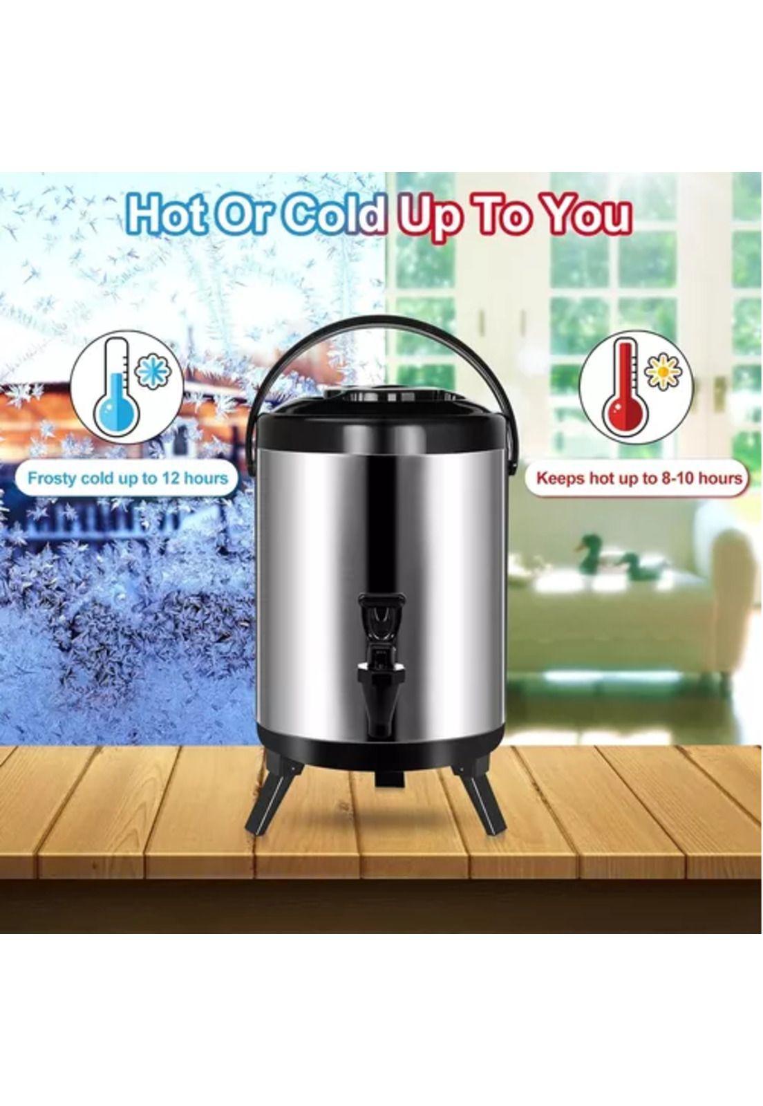 Termo para agua caliente, 10 litros, dispensador-7