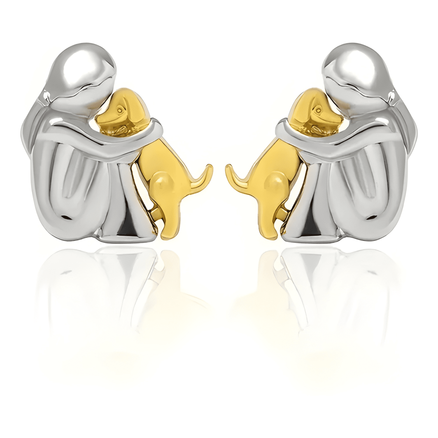 Aros Mujer Perro Pendientes Plata 925 Joya Mujer Regalo #3-2