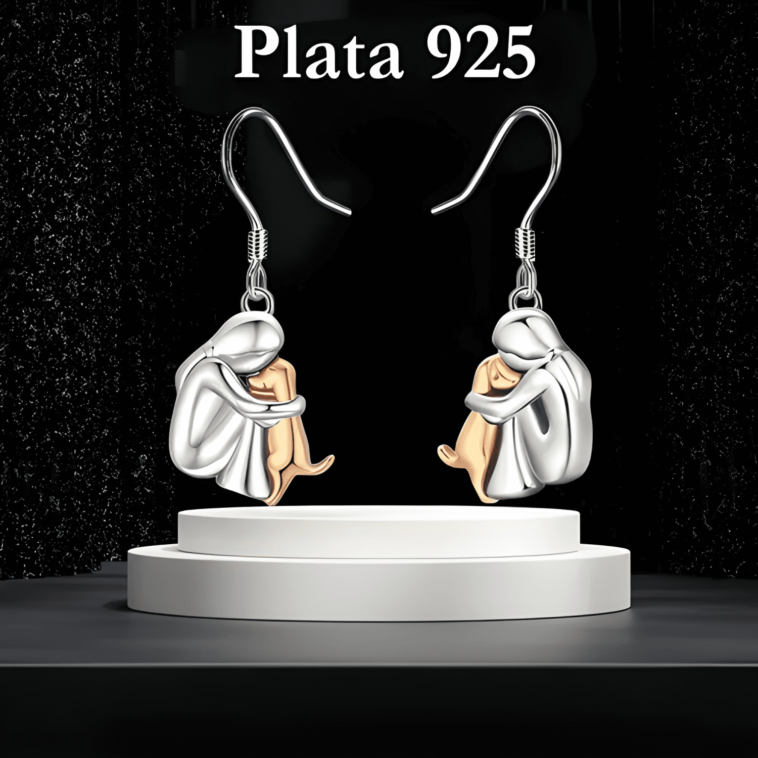 Aros Mujer Perro Pendientes Plata 925 Joya Mujer Regalo #3-3