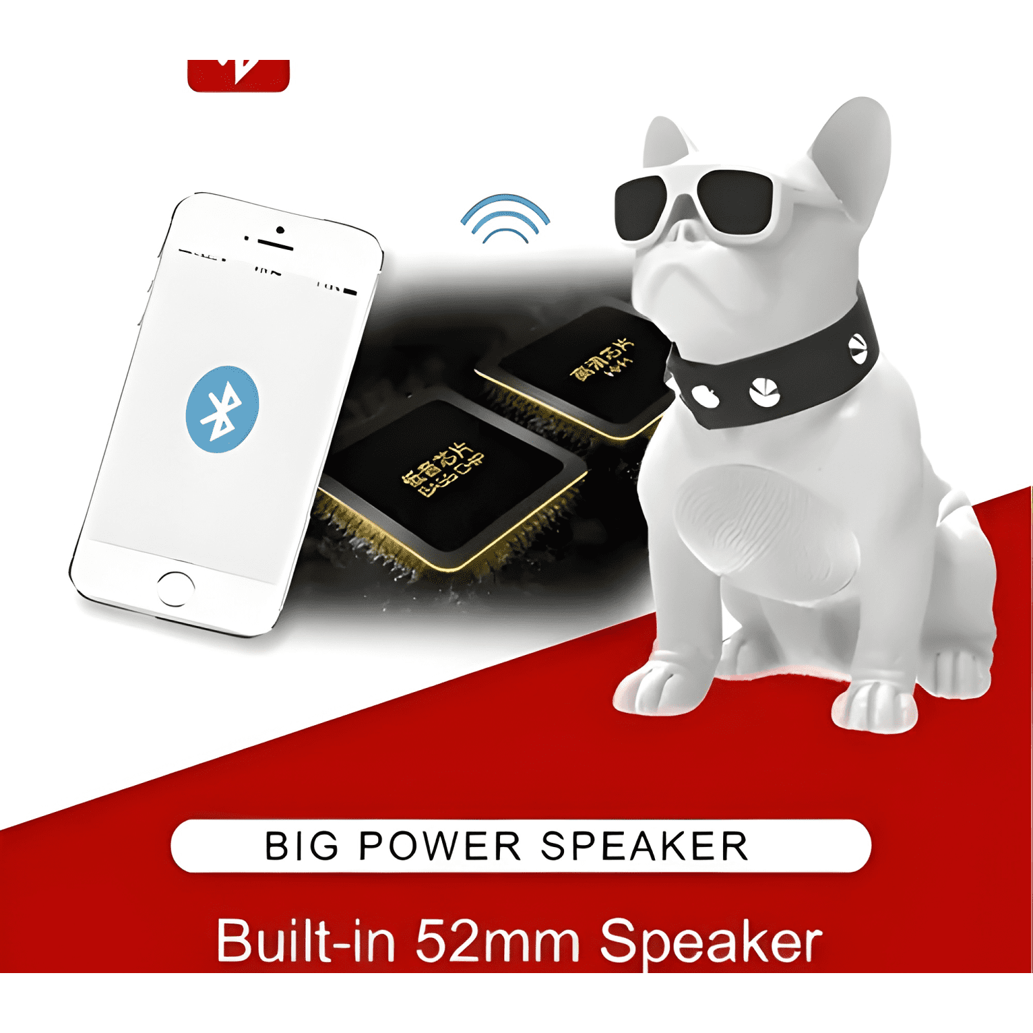 Altavoz bluetooth con forma de perro inalámbrico-1
