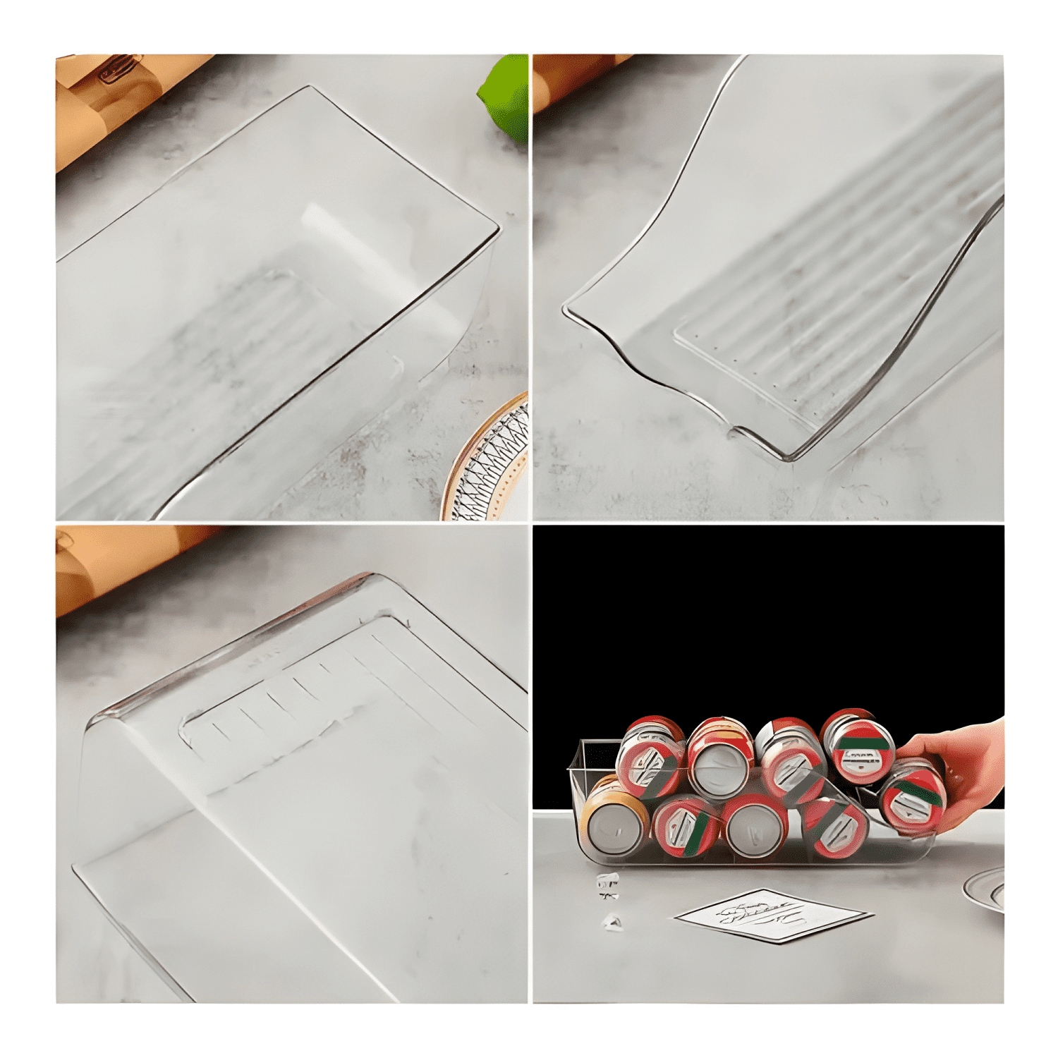 Organizador de latas y bebidas para refrigerador-4