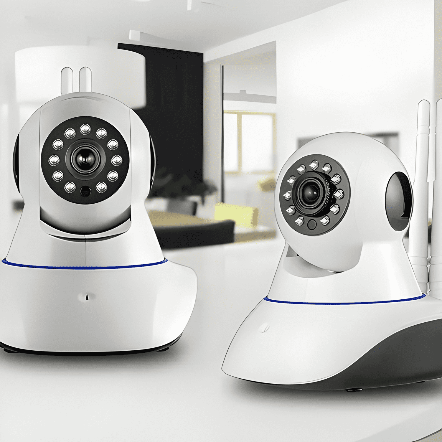 Camara Seguridad Ip Wifi Hd Motorizada Vision Nocturna 360º-0