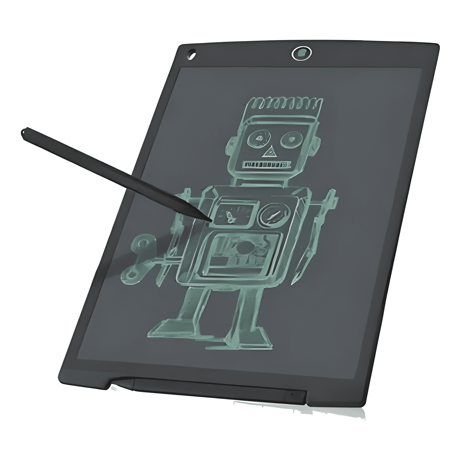 Tablet de dibujo LCD relet mágico quadro pluma Negro-4