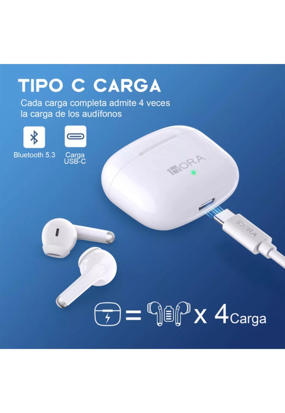 Audífonos in-ear inalámbricos 1 hora AUT203 blanco-5
