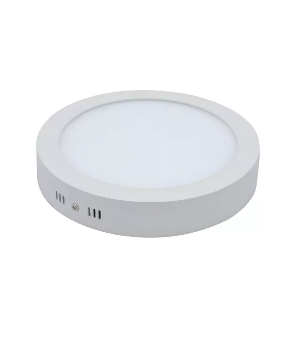 Pack 6 plafón redondo sobrepuesto 18w blanco luz fría 5500k-2