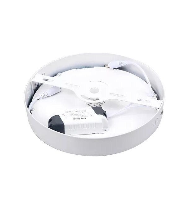 Pack 6 plafón redondo sobrepuesto 18w blanco luz fría 5500k-4