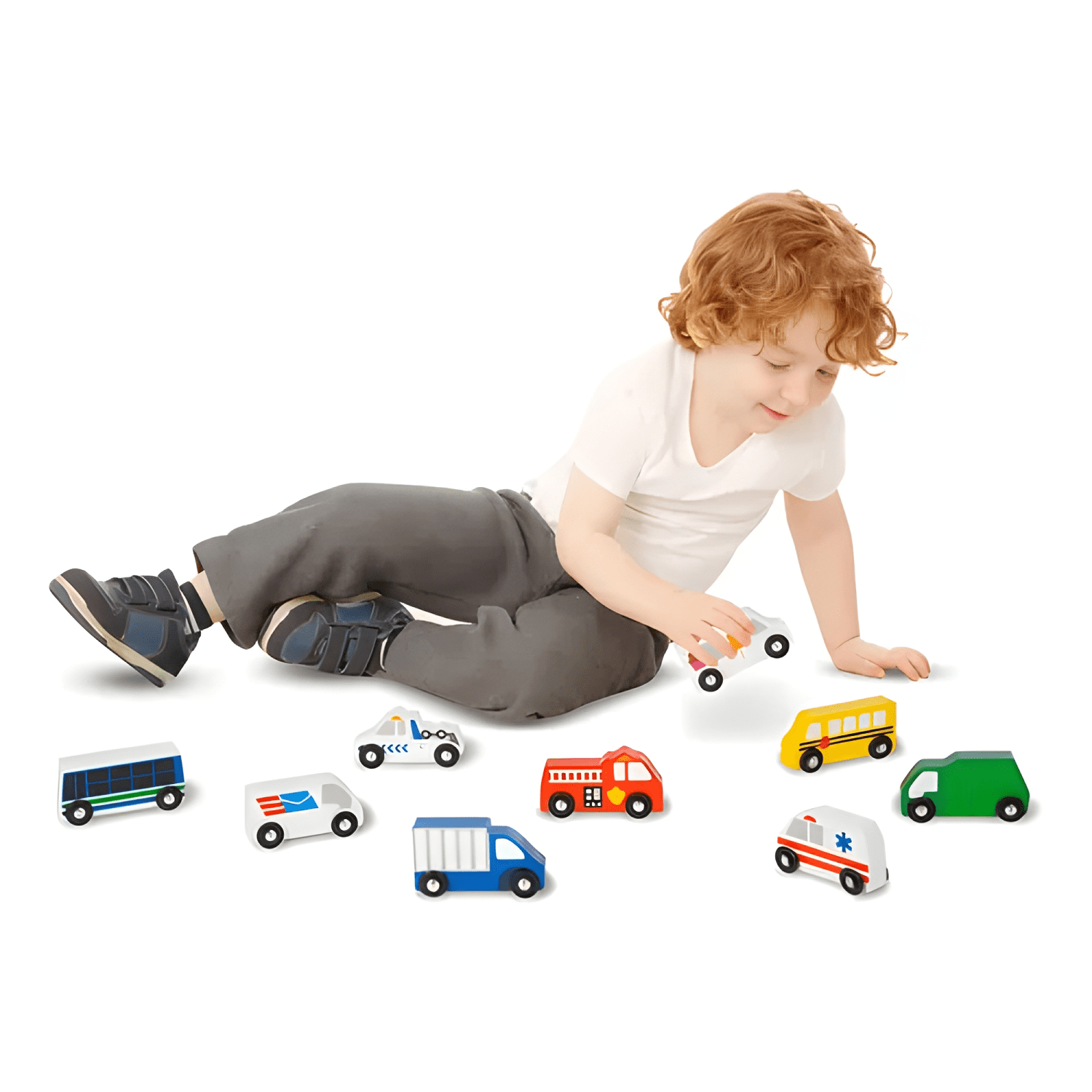 Autos urbanos de madera para niños-2