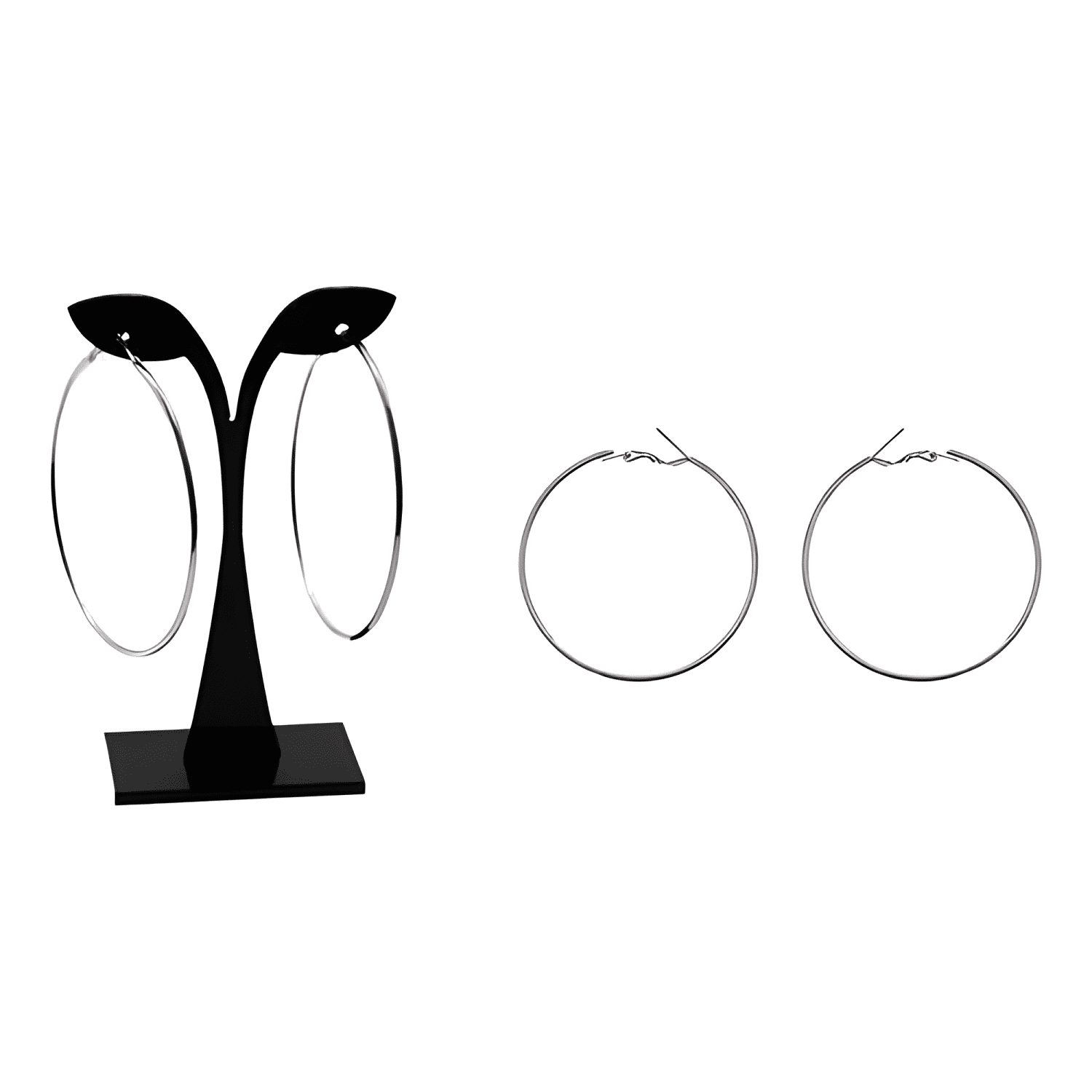 12 Prs Aros Argollas Platead De Fantasia Aleacion 60mm 1 Doc-4