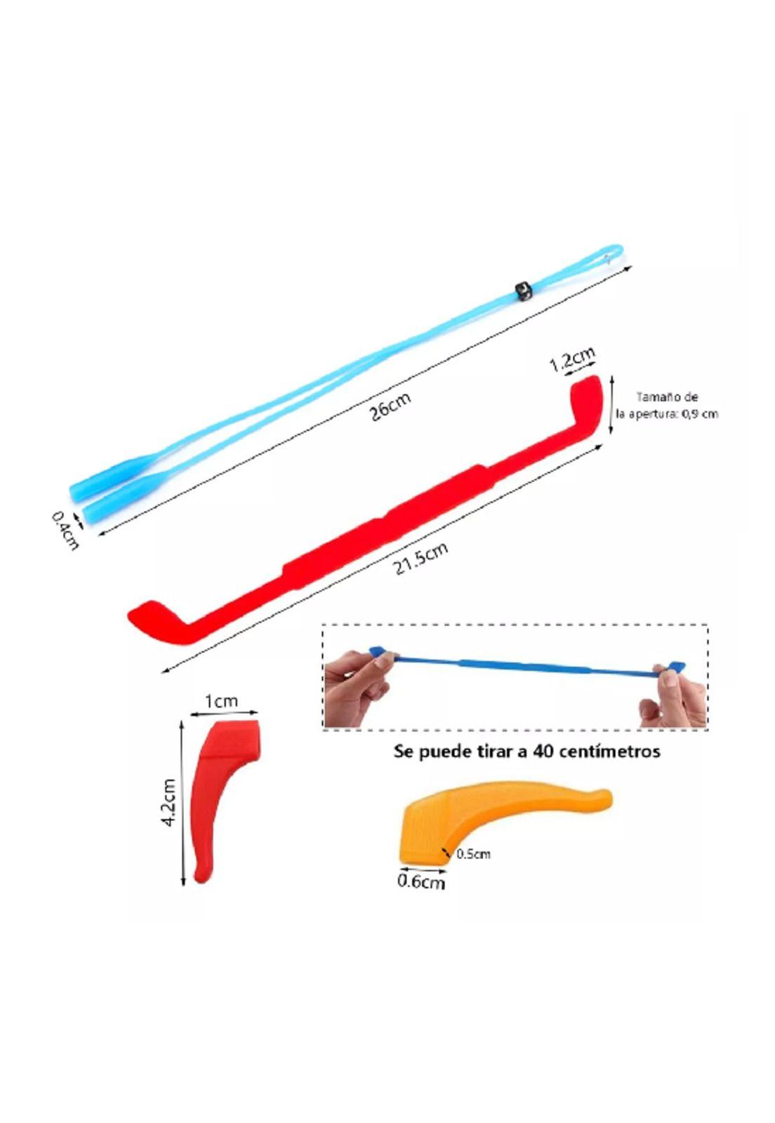 30 straps sujetador lentes silicona ajustable gancho antica-2