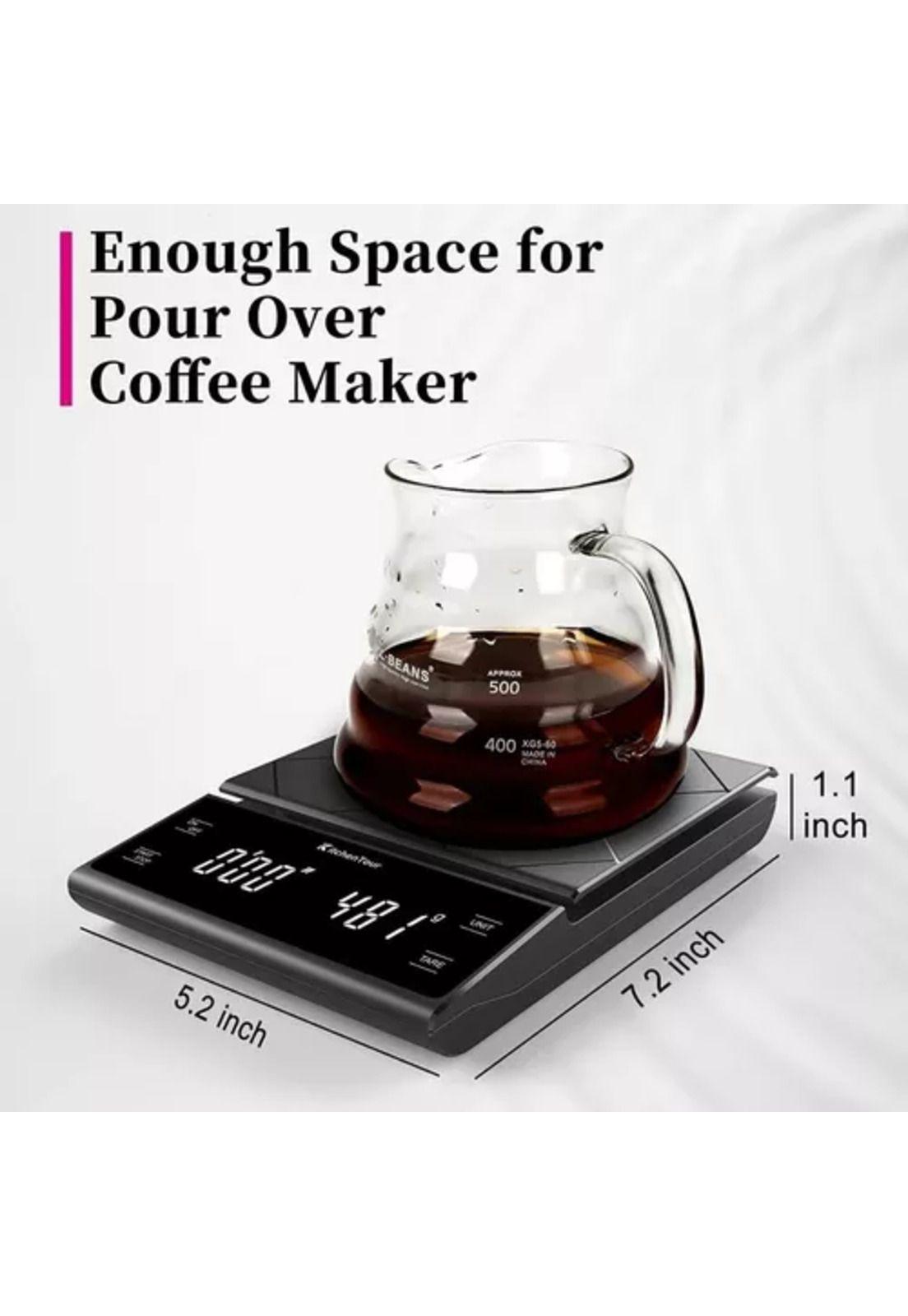 Báscula digital de cocina de alta precisión, 1 g/5 kg-2