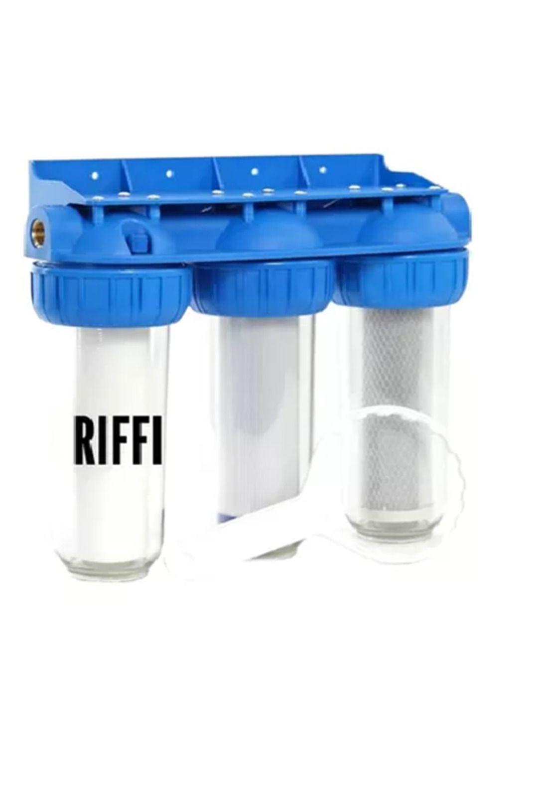 Filtro agua 3 etapas antisarro ablandador 10 pulgadas 5 micras-1