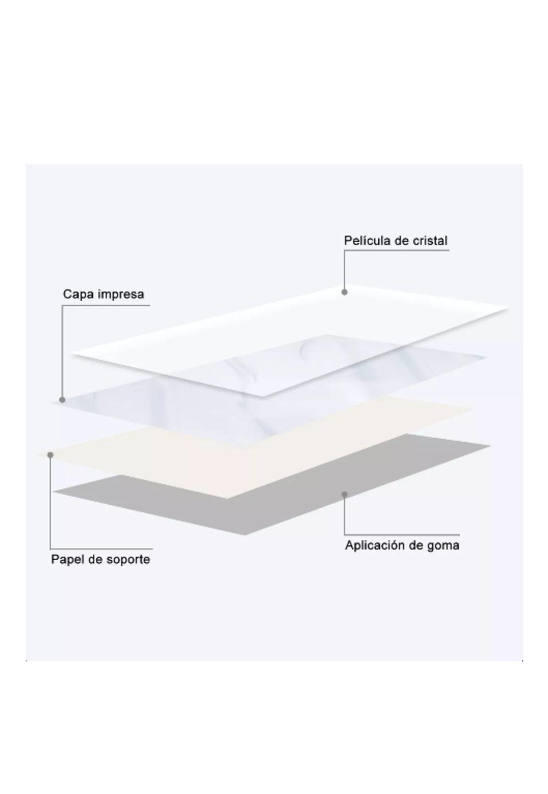 10 láminas papel mural mármol ladrillo pared y piso 60x30 cm-3