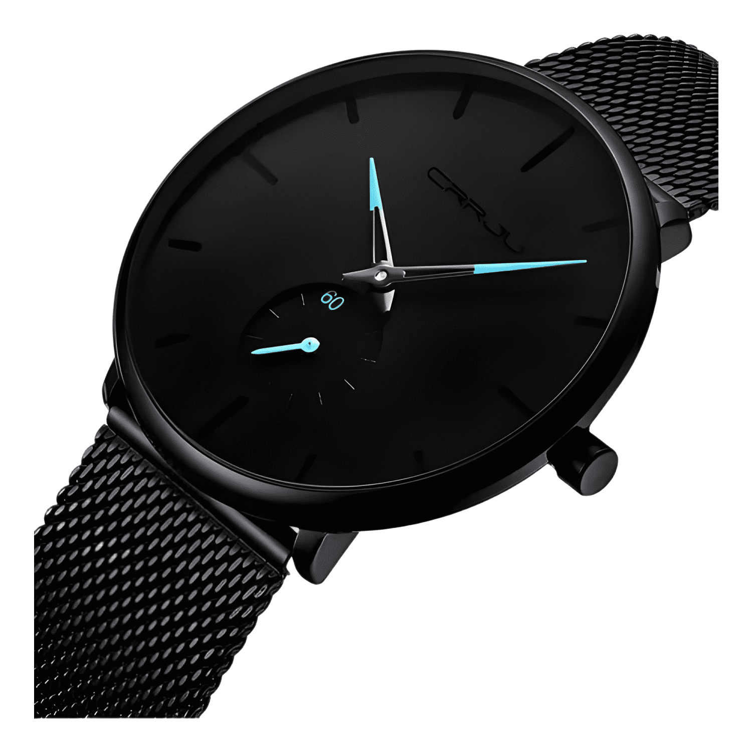 Reloj pulsera crrju 2150 hombre correa acero inoxidable-0