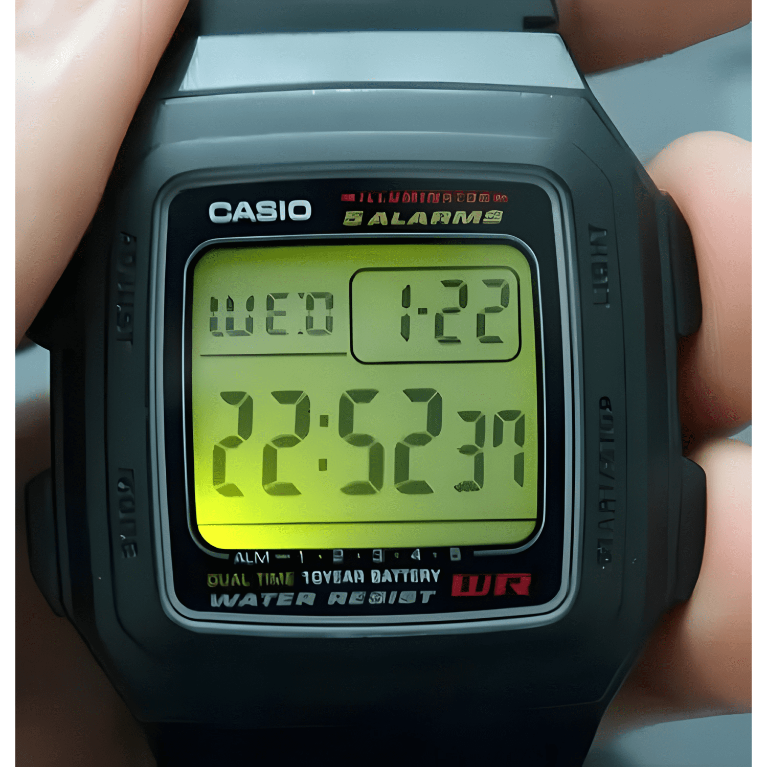 Reloj casio f-201wa-1adf cuarzo hombre #2-4