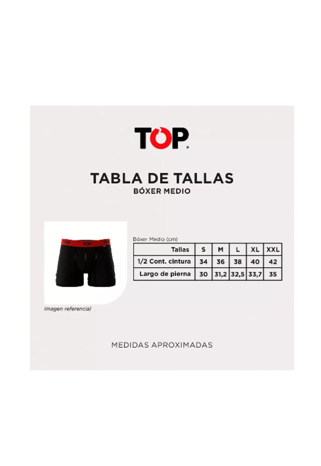 Bóxer medio algodón talla XXL, pack de 7, C5 Top-4