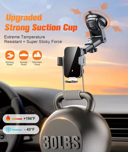 Cargador de soporte automático inalámbrico para automóvil-4