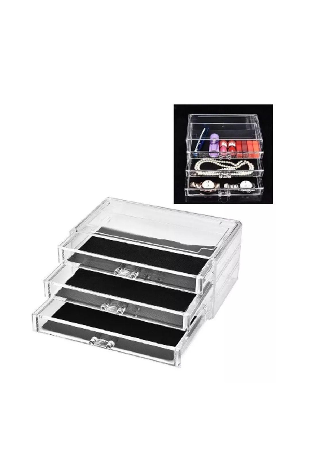 Organizador acrílico para maquillaje y cosmetiquero-2