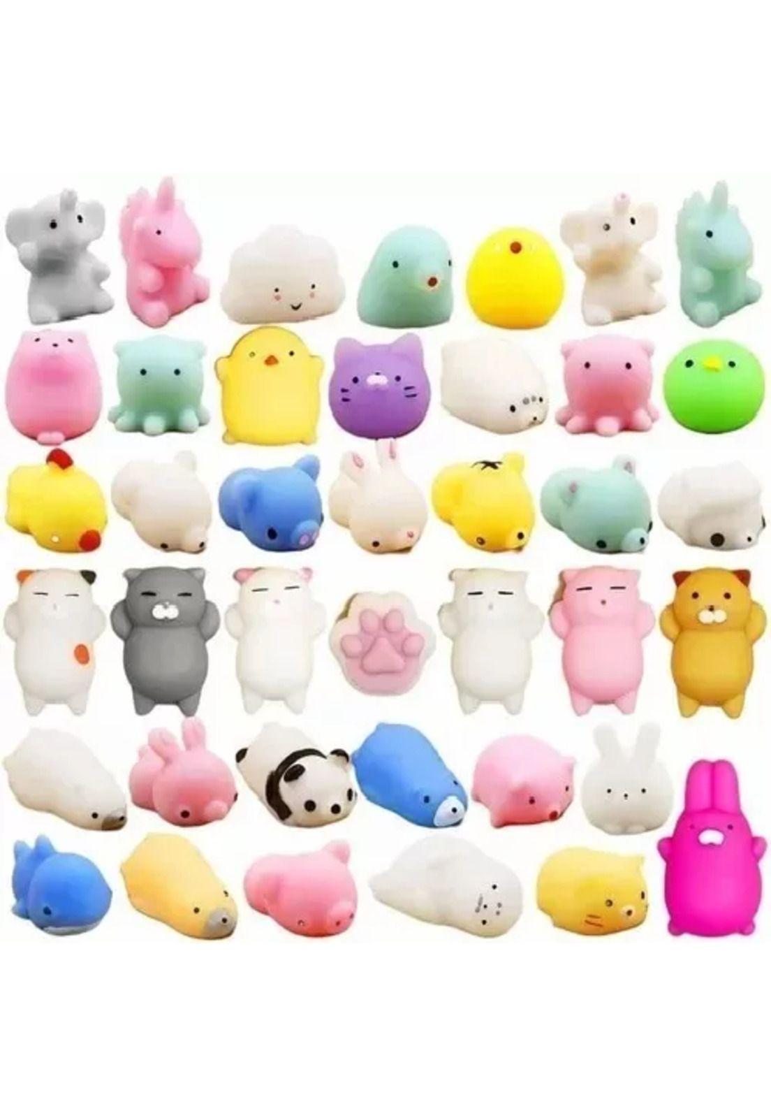 24 piezas mini mochi squishy, antiestrés, fidget squeeze toy-0