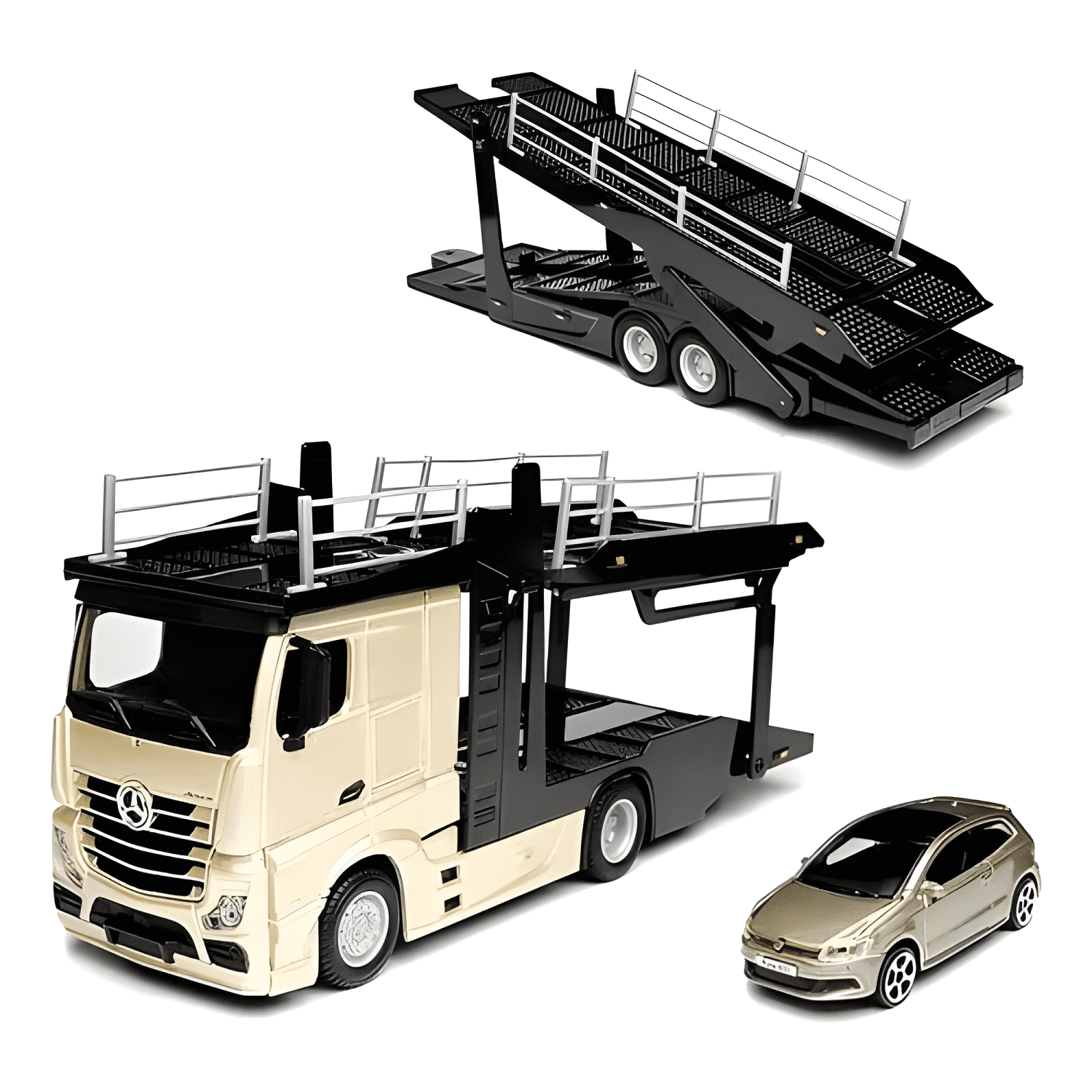 Camión Mercedes Actros transporte escala 1:43-4