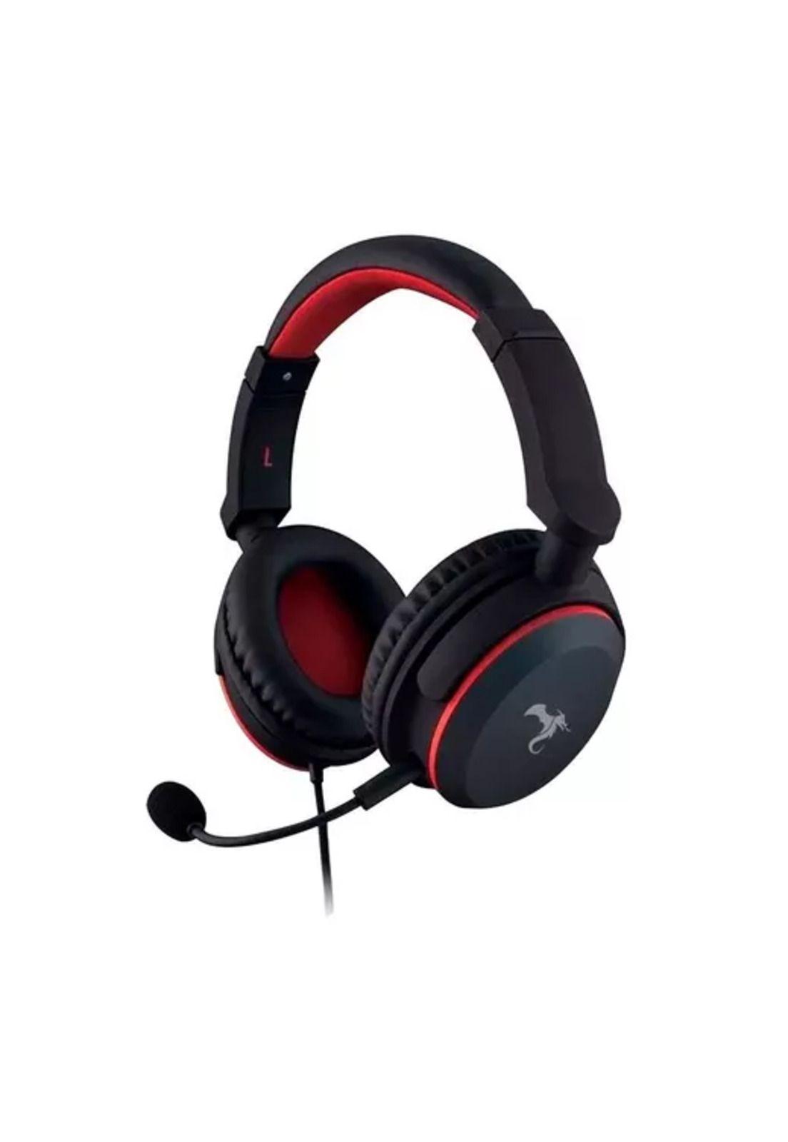 Audífonos gamer Kolke Hero entrada jack 3.5mm rojo-0