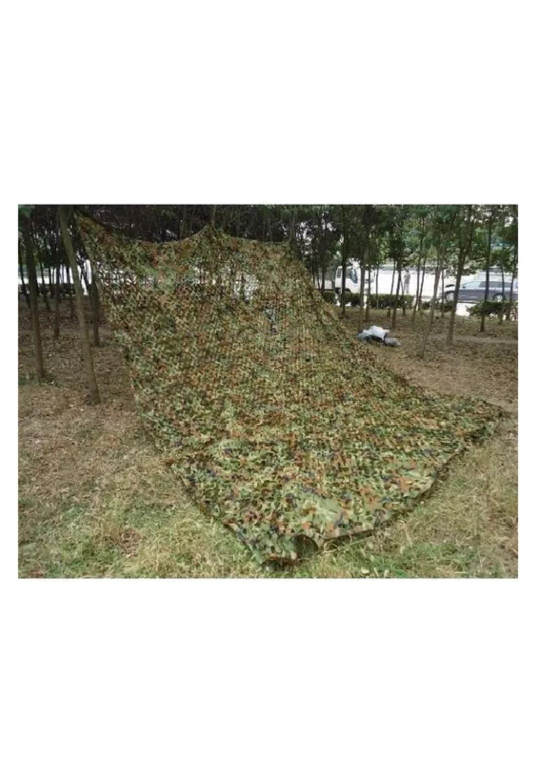 Malla camuflaje caza, red camuflaje paintball, airsoft 3x2 m café-5