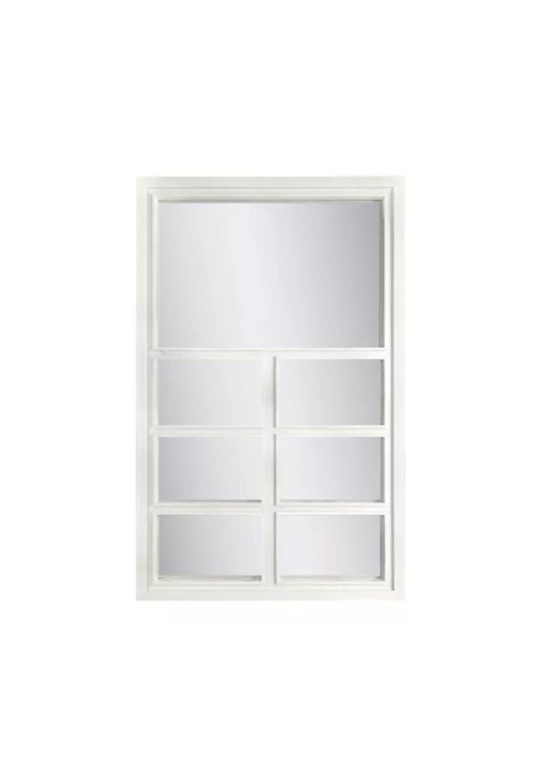 Espejo Tipo Ventana Blanco 58x37cm-0