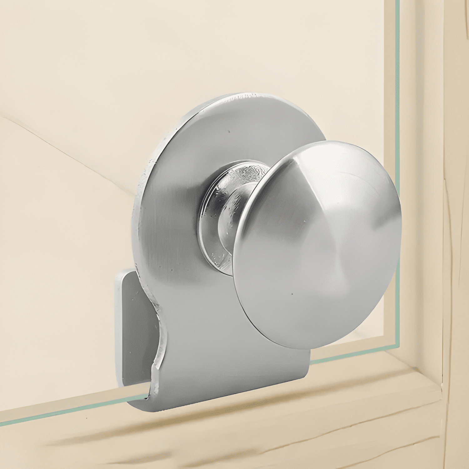 Tirador puerta de vidrio acero inoxidable 28x38, 2 piezas-2