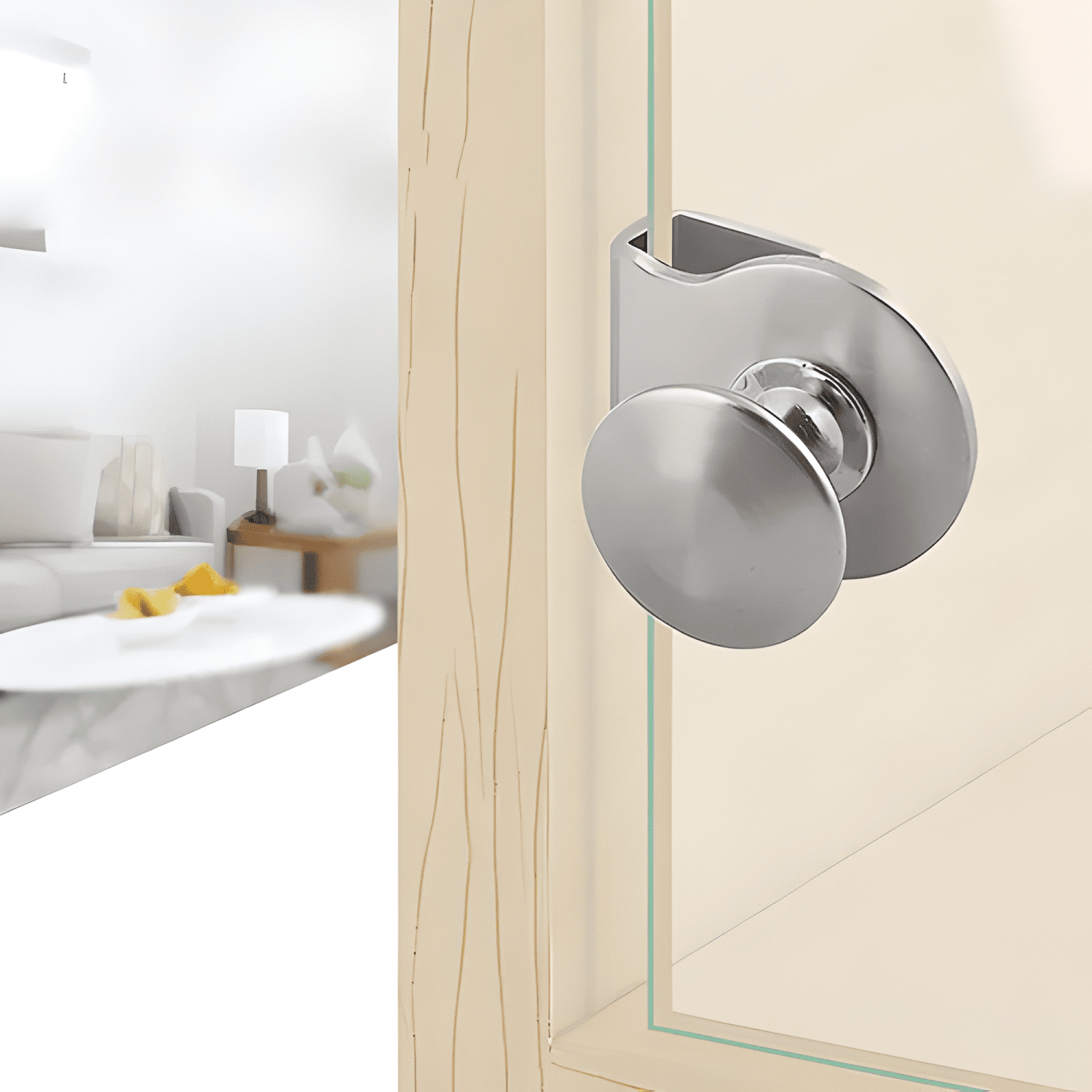 Tirador puerta de vidrio acero inoxidable 28x38, 2 piezas-4