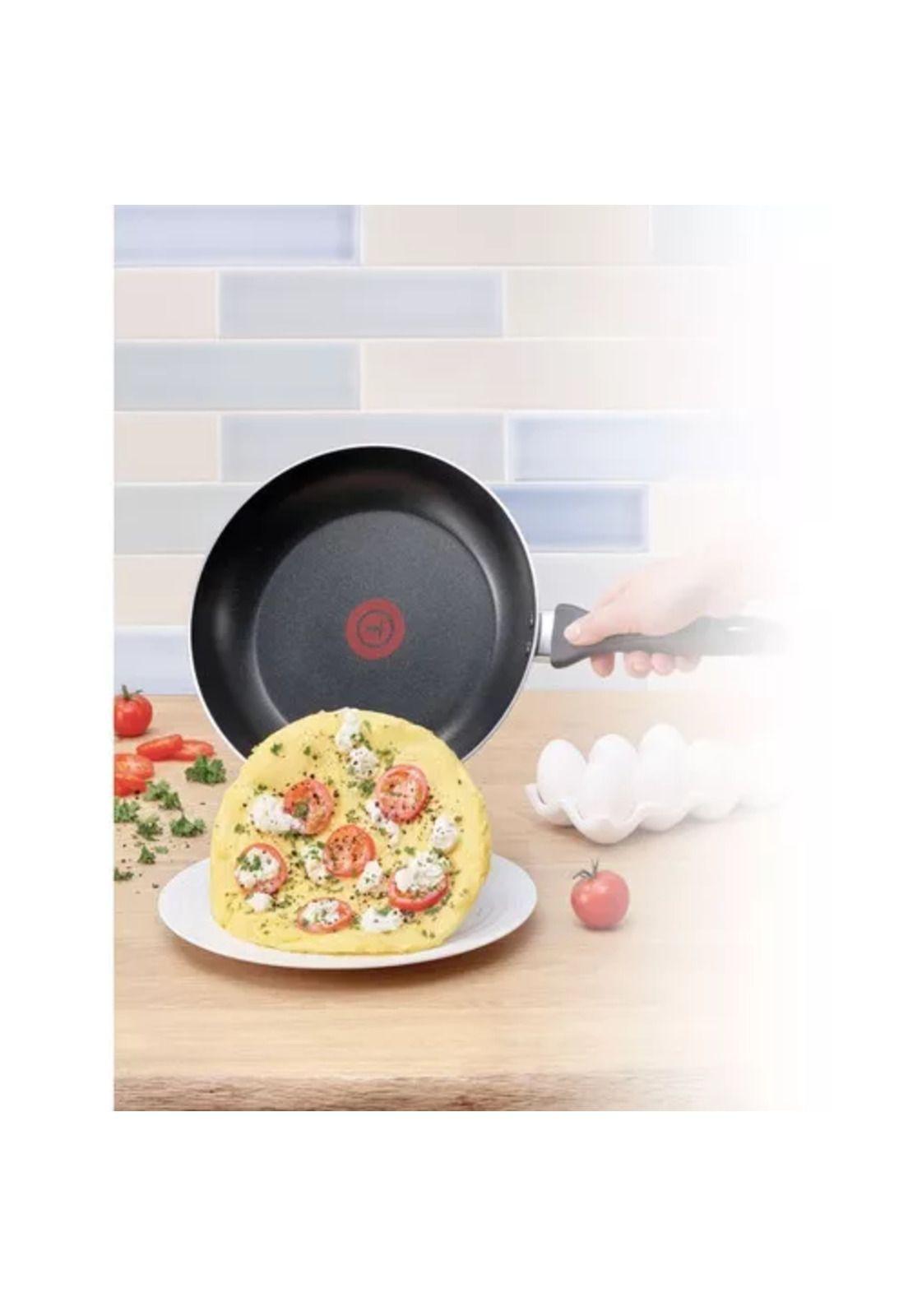 Set de 2 sartenes Easy Cook Tefal, 24 cm y 30 cm, aluminio, color negro-2