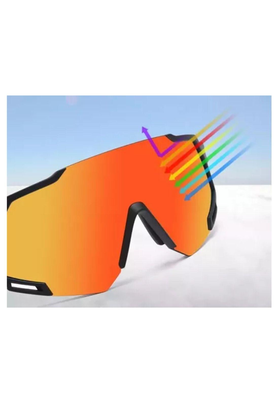 Gafas deportivas polarizadas con cristales adicionales, ciclismo-3