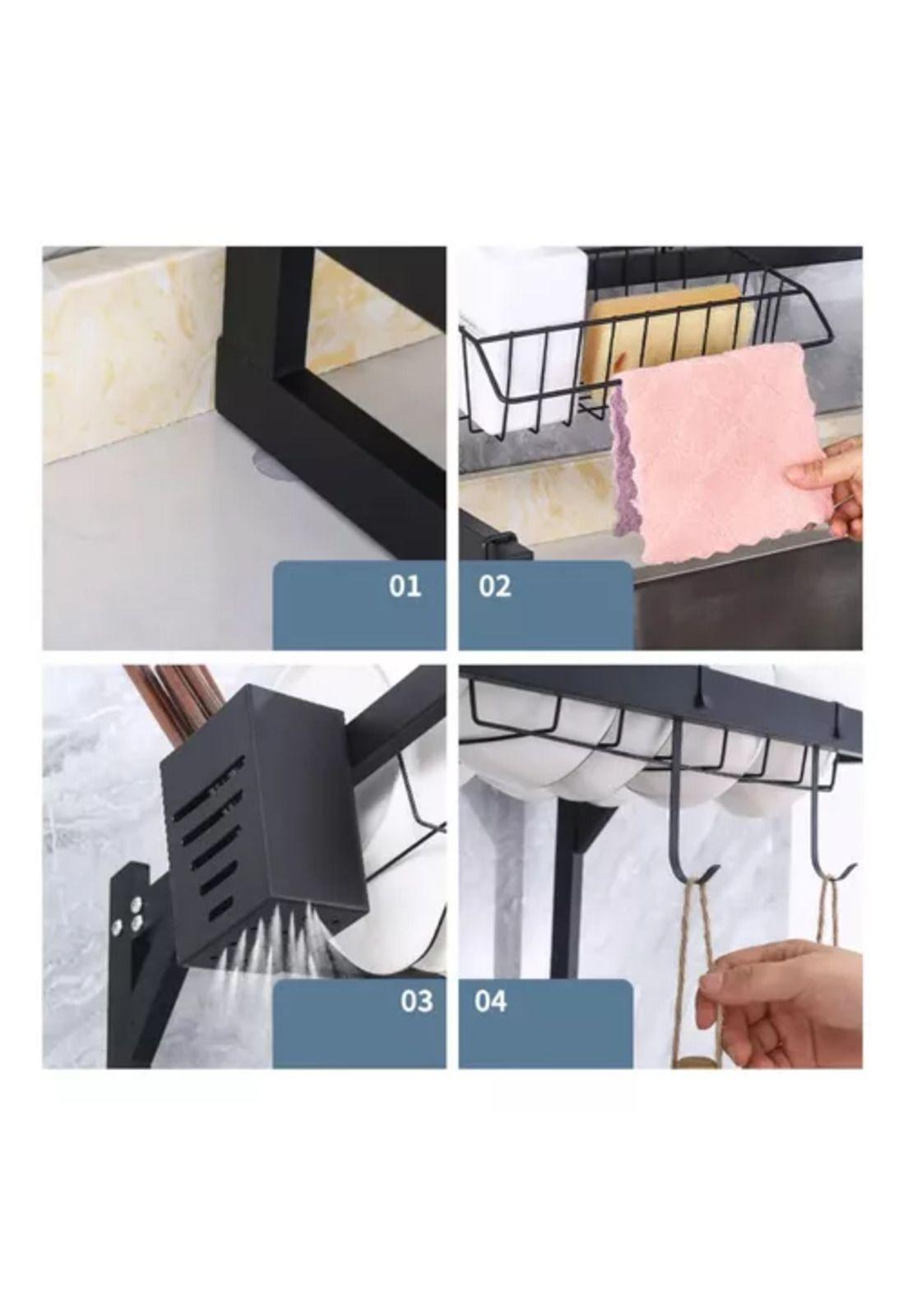 Betensh Premium X L Pro Max rack escurridor, 85 cm, color negro-4