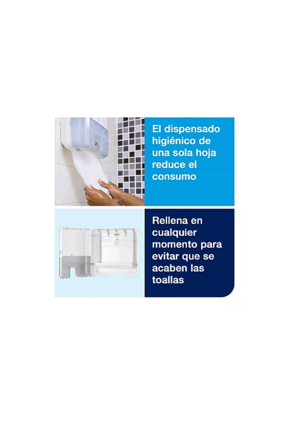 Dispensador de Toallas Interfoliadas Tork Xpress® con Carga Gratis Blanco-4