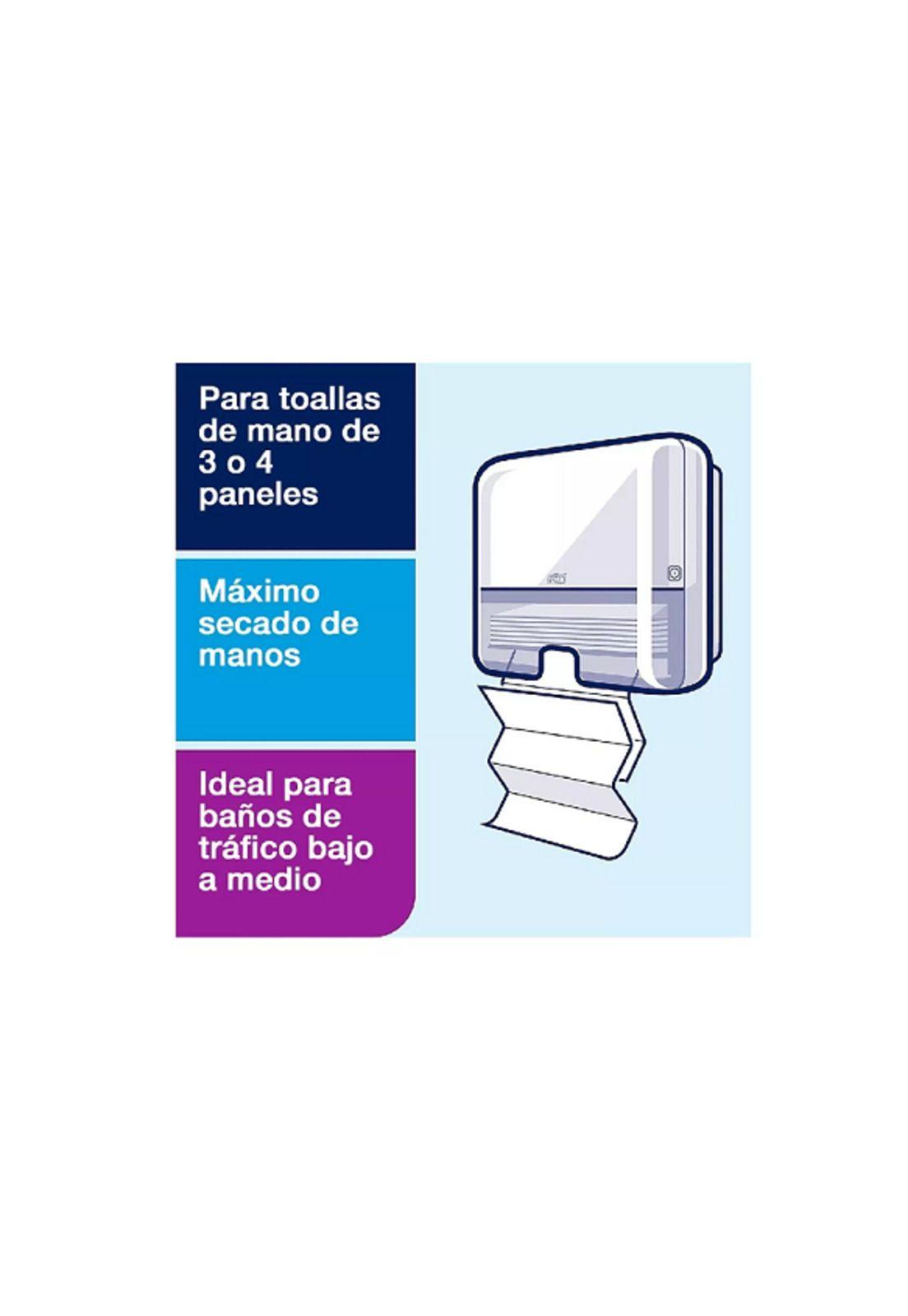Dispensador de Toallas Interfoliadas Tork Xpress® con Carga Gratis Blanco-5