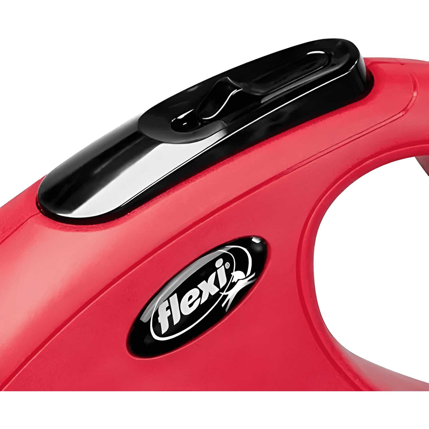 Correa retráctil flexi para perro 5 mts m perros max Rojo-3