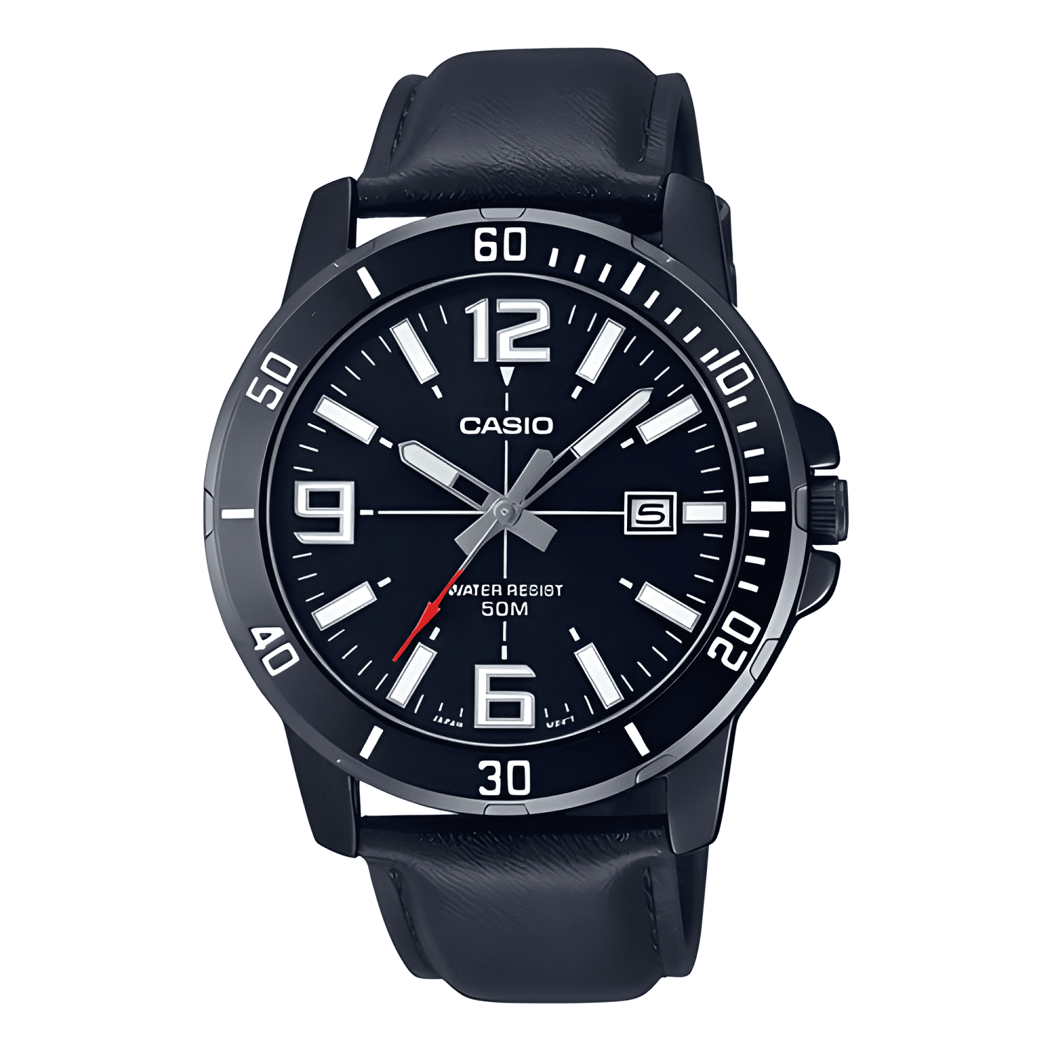 Reloj hombre casio mtp-vd01bl-1bv analogo Negro-0