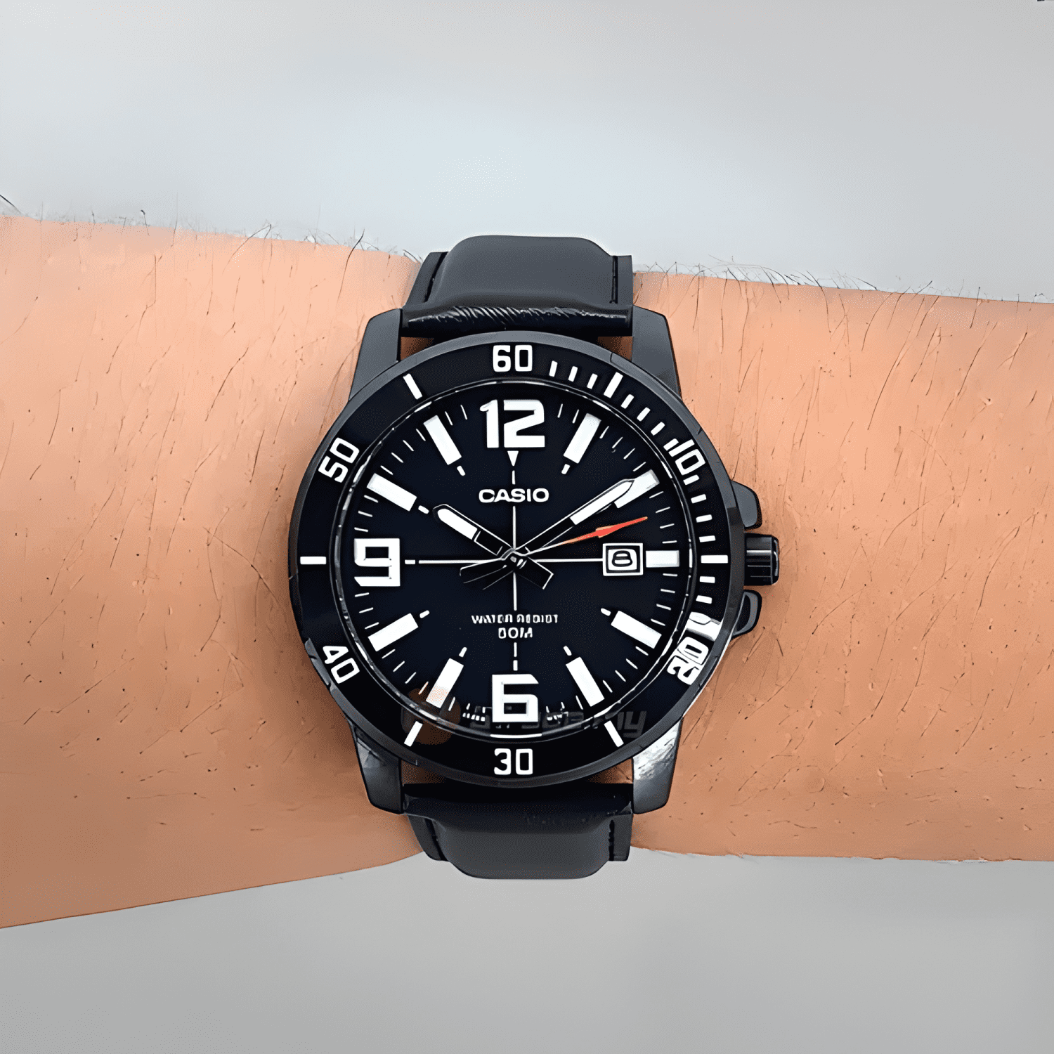 Reloj hombre casio mtp-vd01bl-1bv analogo Negro-2