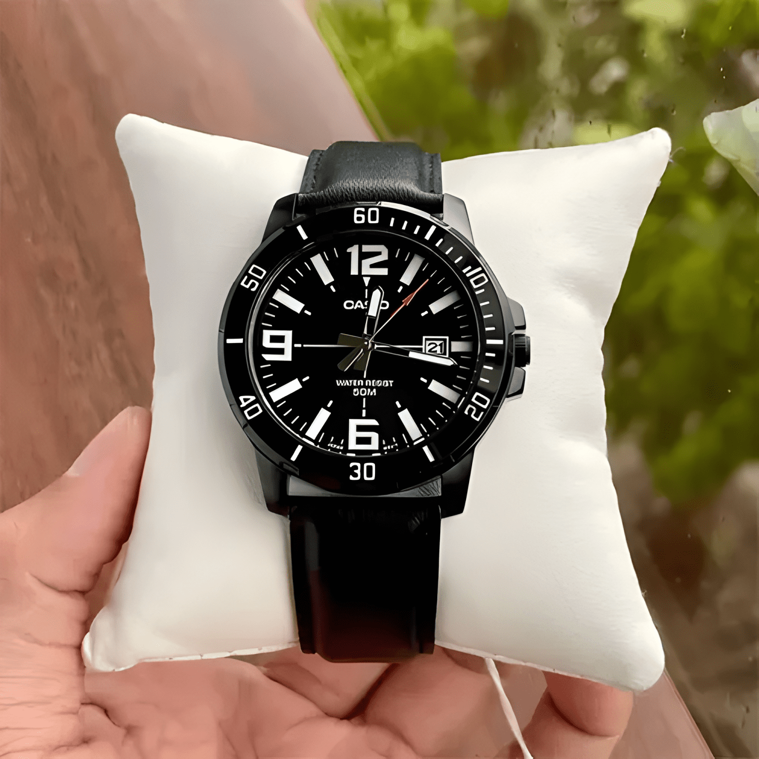 Reloj hombre casio mtp-vd01bl-1bv analogo Negro-4