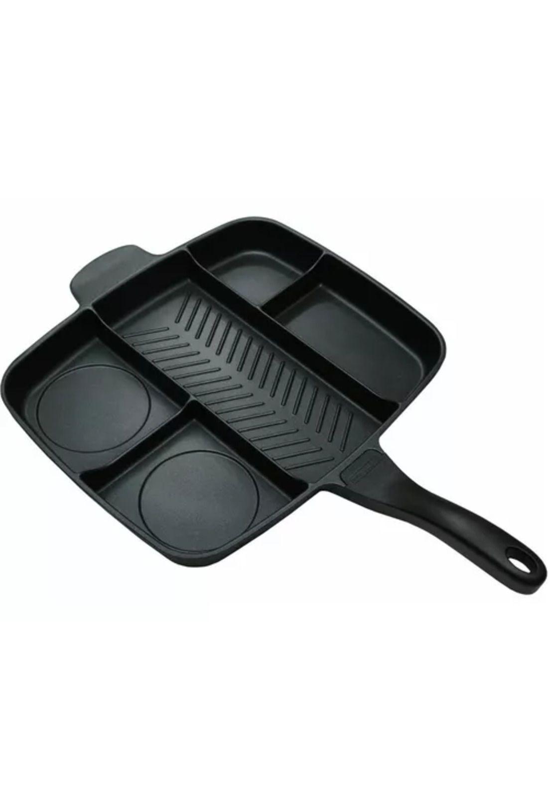 Sartén multiuso 5 en 1, antiadherente, horno y cocina-0