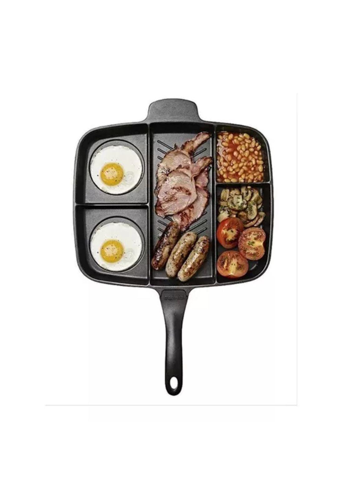 Sartén multiuso 5 en 1, antiadherente, horno y cocina-3