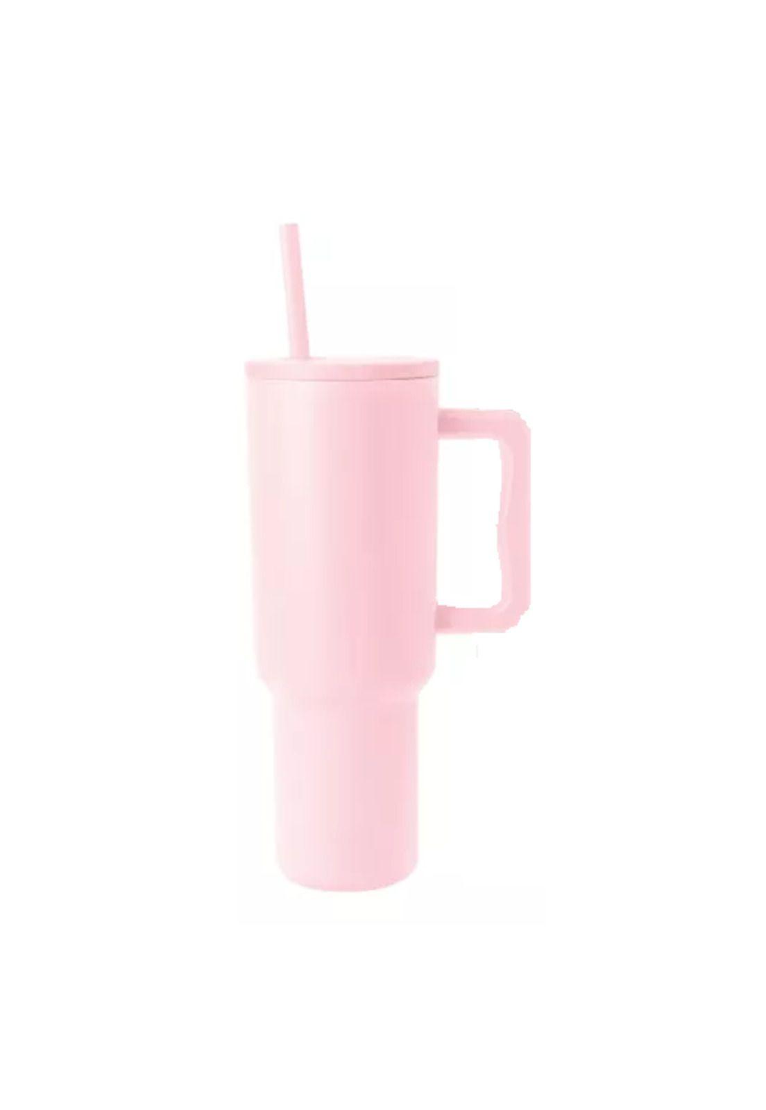 Vaso térmico mug, 1200 lt, acero inoxidable, color rosado-0