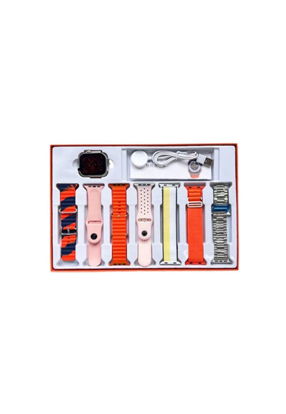 Reloj inteligente smartwatch 7 en 1 color rosado-4