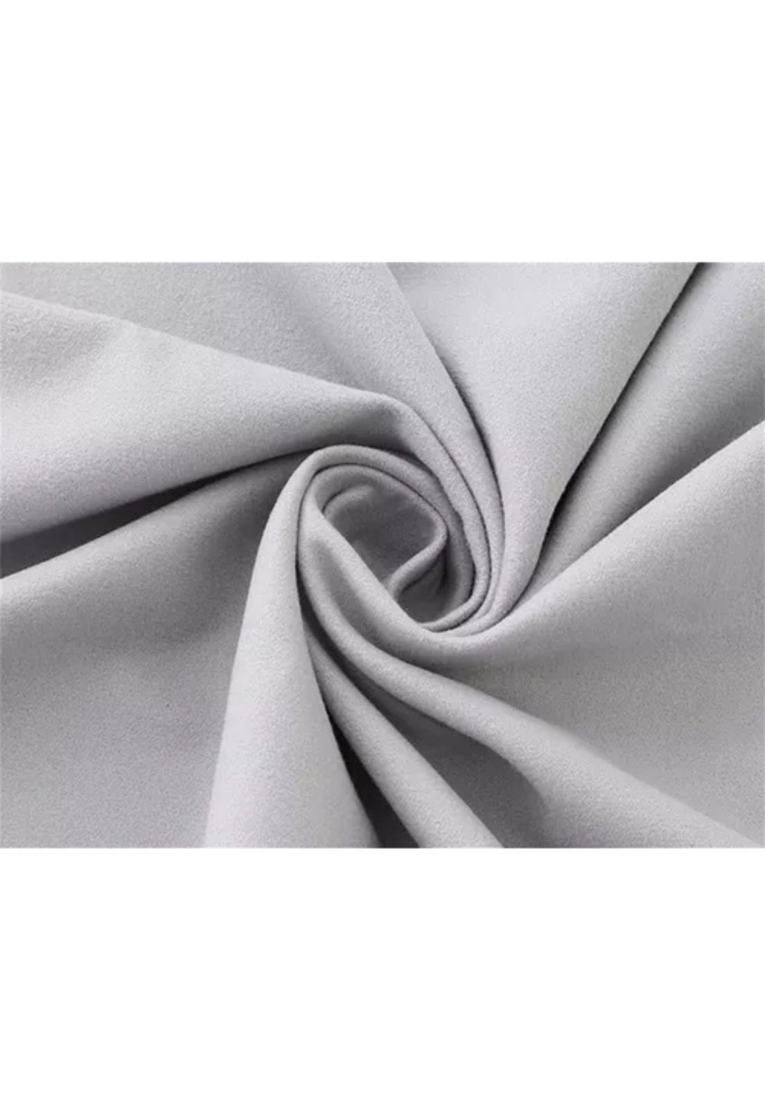 Toalla de baño de viaje de microfibra, secado rápido, 3 piezas, gris-5