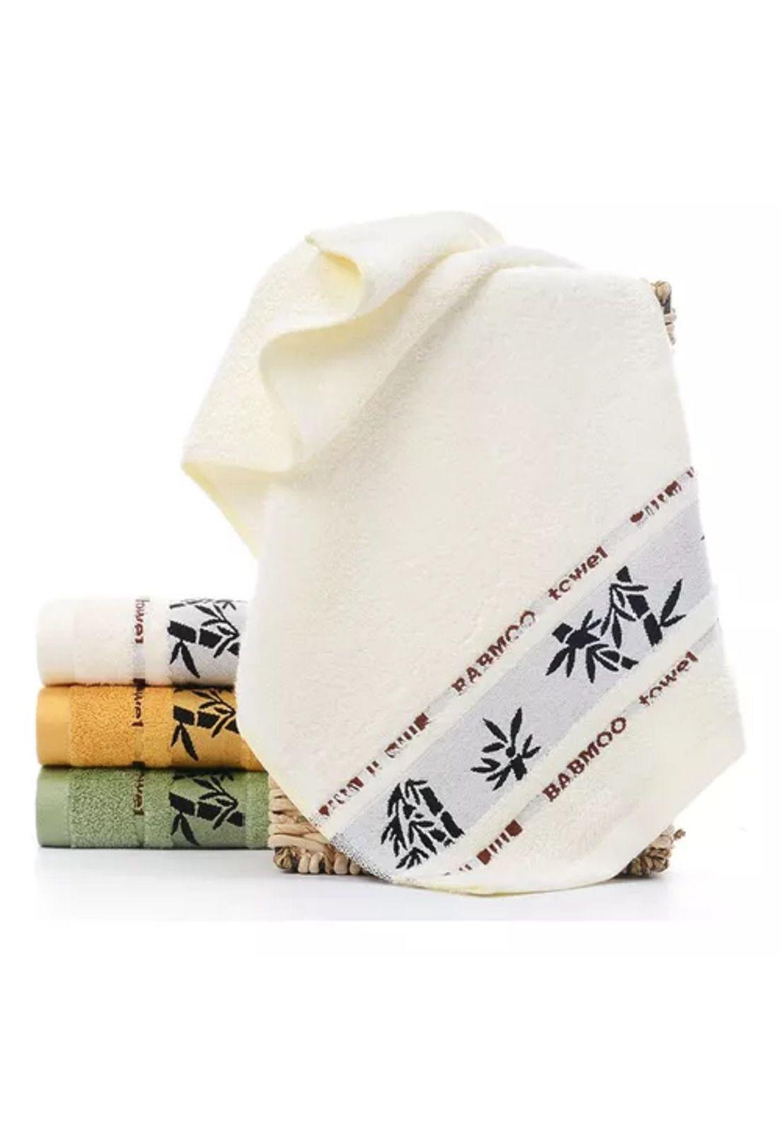 Set de 6 toallas de baño de algodón, bamboo, súper suaves-3
